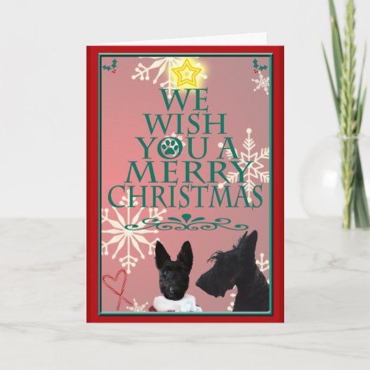 スコッティクリスマスカード シーズンカード (正面)