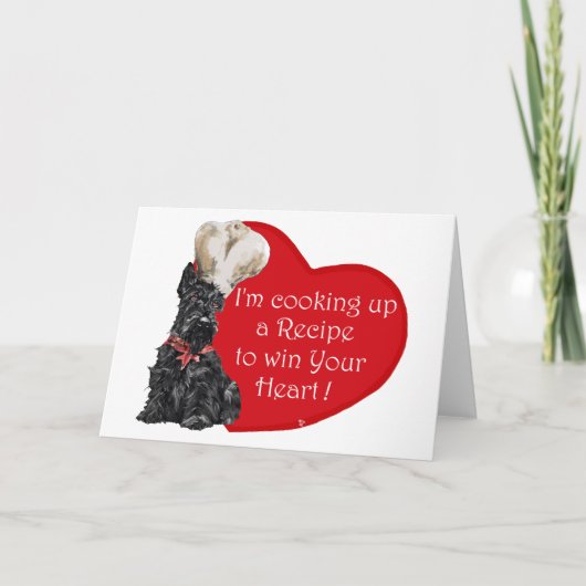 スコッティシェフバレンタイン シーズンカード (正面)