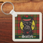 スコッティズゴルフショップ キーホルダー (正面)