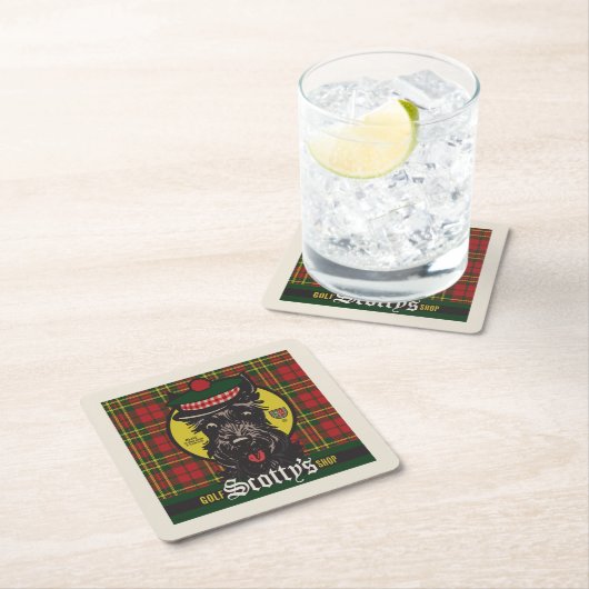 スコッティズゴルフショップ スクエアペーパーコースター (インサイチュ)