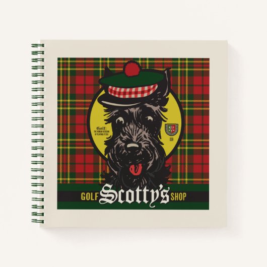 スコッティズゴルフショップ ノートブック (正面)