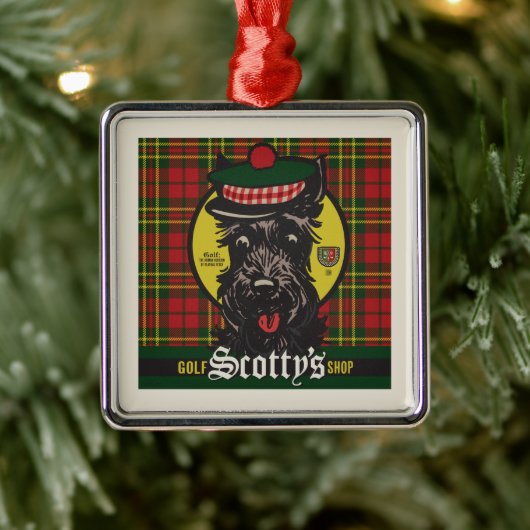 スコッティズゴルフショップ メタルオーナメント (ツリー)