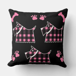 スコッティテリア犬かわいいテリアおもしろいズがThrを繁殖 クッション