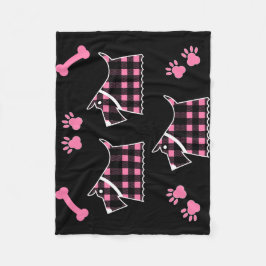 スコッティテリア犬かわいいテリアおもしろいズがThrを繁殖 フリースブランケット