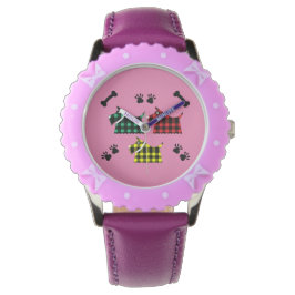 スコッティテリア犬かわいいテリアおもしろいズがThrを繁殖 腕時計