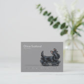 スコッティドッグ歩くペット用名刺 名刺 (スタンド正面)