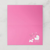 スコッティードッグ赤ちゃんシャワースコティッシュテリアピンク プレイスカード (外部開封)