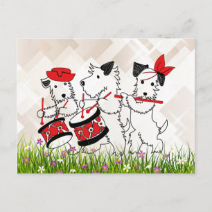 スコッティー・ドッグズ・バンド、かわいいしかわいい ポストカード