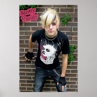 スコッティ化粧レンガ壁ポスター ポスター