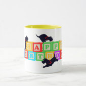 スコッティ誕生日ブロック マグカップ (中央)