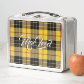 スコッティ食べッシュ!ルイスのクラン・マクレオードタータンチェック格子 メタルランチボックス (インサイチュ)