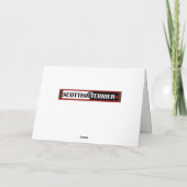 スコッティ「ありがとう」カード。 サンキューカード (裏面)