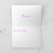 スコッティ「ありがとう」カード。 サンキューカード (内部)