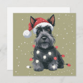 スコッティ・スコッチテリア クリスマス 犬のママ (正面/裏面)