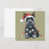 スコッティ・スコッチテリア クリスマス 犬 ママ (正面/裏面)