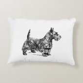 スコッティ・ドッグ・アクセントPIllow アクセントクッション (裏面)