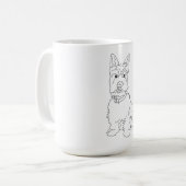 スコッティ・ドッグ コーヒーマグカップ (正面左)