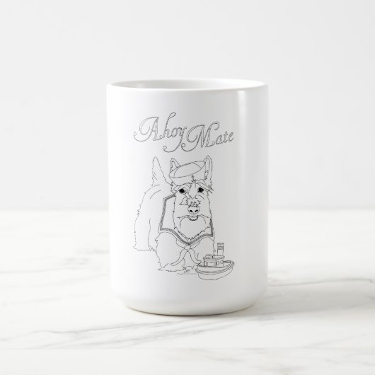 スコッティ・ドッグ セーラー コーヒーマグカップ (中央)