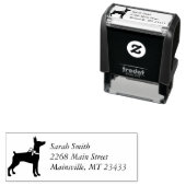 スコッティ·ドッグ·ベイビー·シャワーワンピー·スコティッシュ·テリア·グレー セルフインキングスタンプ (インサイチュ)