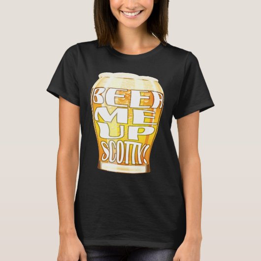 スコッティ ビールをくれ Tシャツ (正面)