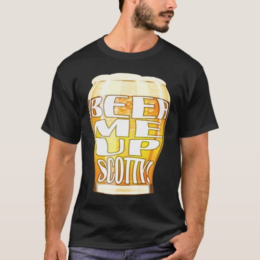 スコッティ ビールをくれ Tシャツ (正面)