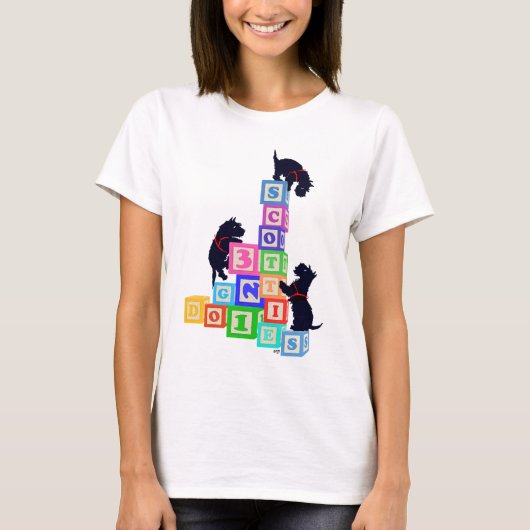 スコッティ ブロック Tシャツ (正面)