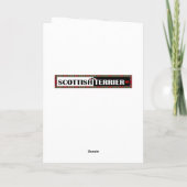 スコッティNo 8ホイートンク王室のラウン サンキューカード (裏面)