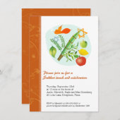 スコットお祝い 招待状 (正面/裏面)