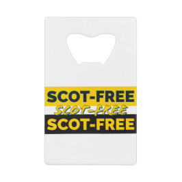 スコットのない クレジットカード栓抜き