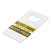 スコットのない クレジットカード栓抜き (正面アングル)