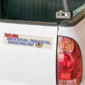 スコットのアイルランド語: スコットランドで採鉱される… アルスターで造られる バンパーステッカー (トラック上)