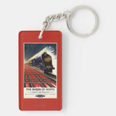 スコットのプルマン式車両の列車の女王 キーホルダー (裏面)