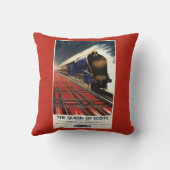 スコットのプルマン式車両の列車の女王 クッション (裏面)