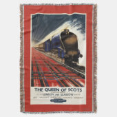 スコットのプルマン式車両の列車の女王 スローブランケット (正面縦)