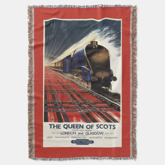 スコットのプルマン式車両の列車の女王 スローブランケット (正面縦)