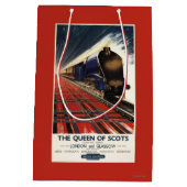 スコットのプルマン式車両の列車の女王 ミディアムペーパーバッグ (裏面)