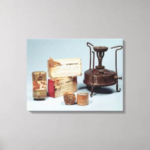 スコットの南極探険で取られる食糧 キャンバスプリント