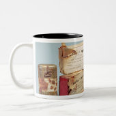 スコットの南極探険で取られる食糧 ツートーンマグカップ (左)