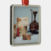 スコットの南極探険で取られる食糧 メタルオーナメント (右)