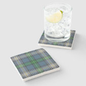 スコットの居酒屋の一族のMacDowall古いMcDowellのタータンチェック ストーンコースター (横)