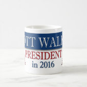 スコットの歩行者の大統領2016年 コーヒーマグカップ (中央)
