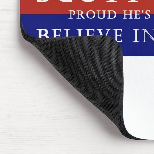 スコットの歩行者の誇りを持った マウスパッド (コーナー)