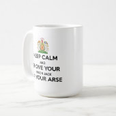 スコットのIndyの穏やかなマグを保って下さい コーヒーマグカップ (正面左)