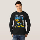 スコットもしは修正できない誰も父の日パパD Tシャツ (正面フル)