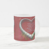 スコットゲール愛の誓い：私の血のフローラ フロストグラスマグカップ (正面右)