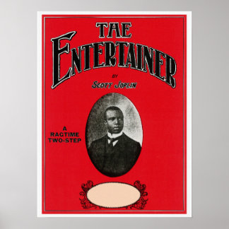 スコットジョプリンのソングシートカバー ポスター