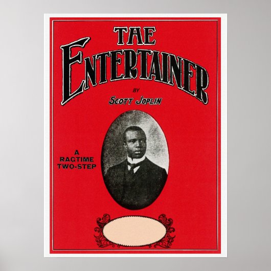 スコットジョプリンのソングシートカバー ポスター (正面)