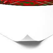 スコットタータンチェックスコティッシュプライドライオンラパント ポスター (コーナー)