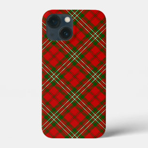 スコットタータンチェックレッドグリーンプレイド iPhone 13 MINIケース