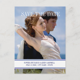 スコットティスル結婚フローラズ – 日付を保存 案内ポストカード